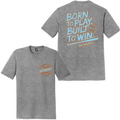 BatWrapz "Born to Play" Youth Tee - Heather Gray Hoodie, Sweatshirt | CoreVibeTees.com (Image 1)