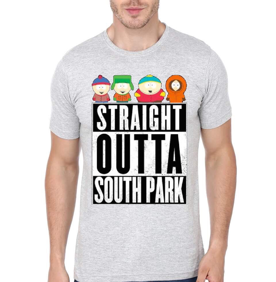 Straight Outta South Park Grey T-Shirt Hoodie, Sweatshirt | CoreVibeTees.com