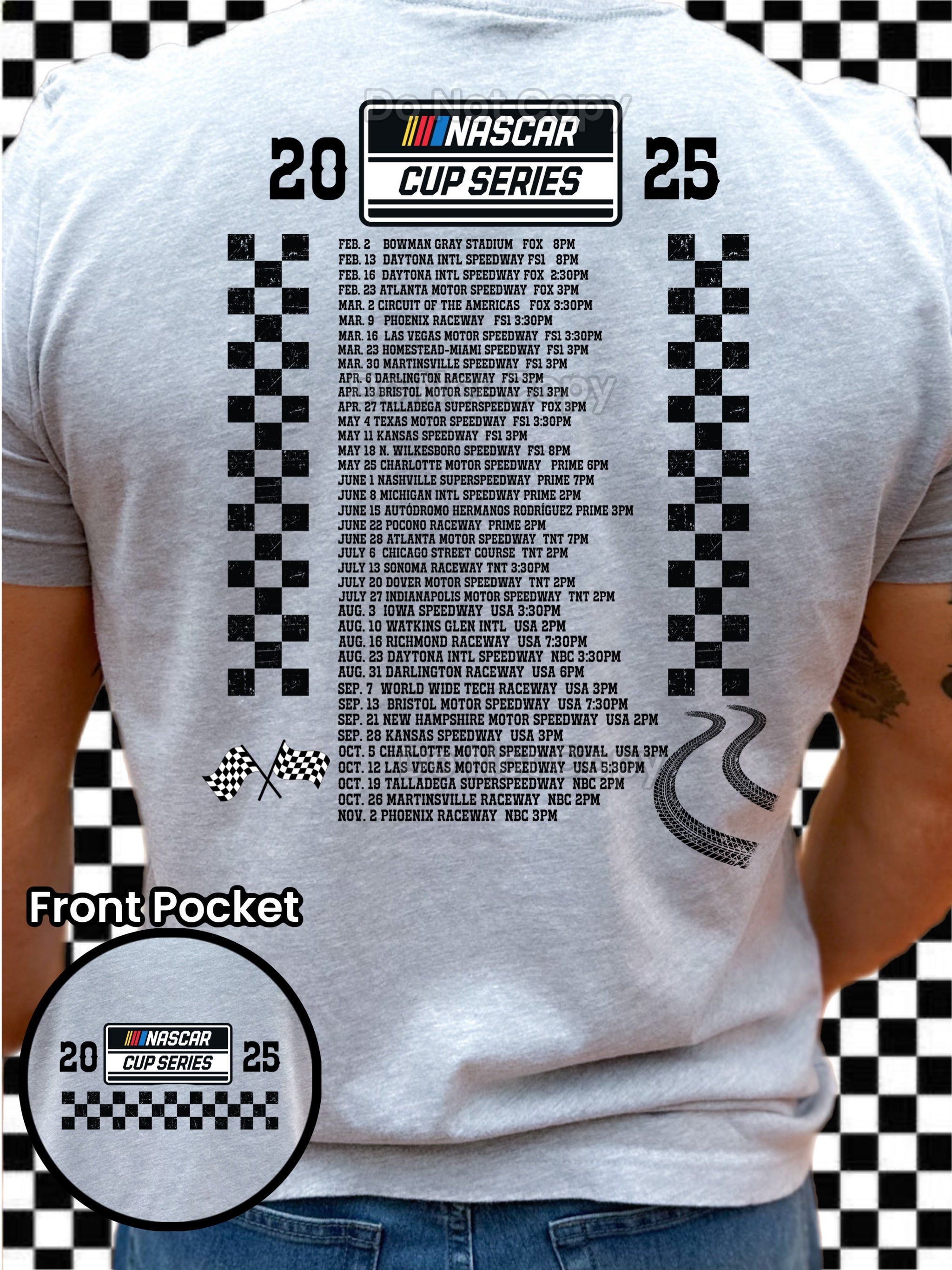 2025 RACE SERIES 2- DOUBLE SIDED TEE Hoodie, Sweatshirt | CoreVibeTees.com (Image 1)
