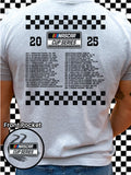 2025 RACE SERIES 1- DOUBLE SIDED TEE Hoodie, Sweatshirt | CoreVibeTees.com (Image 1)