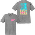 BatWrapz "Baseball Ice Cream Flag" Adult Tee - Heather Gray Hoodie, Sweatshirt | CoreVibeTees.com (Image 1)