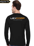 Lexcorp Black Full Sleeve T-Shirt Hoodie, Sweatshirt | CoreVibeTees.com