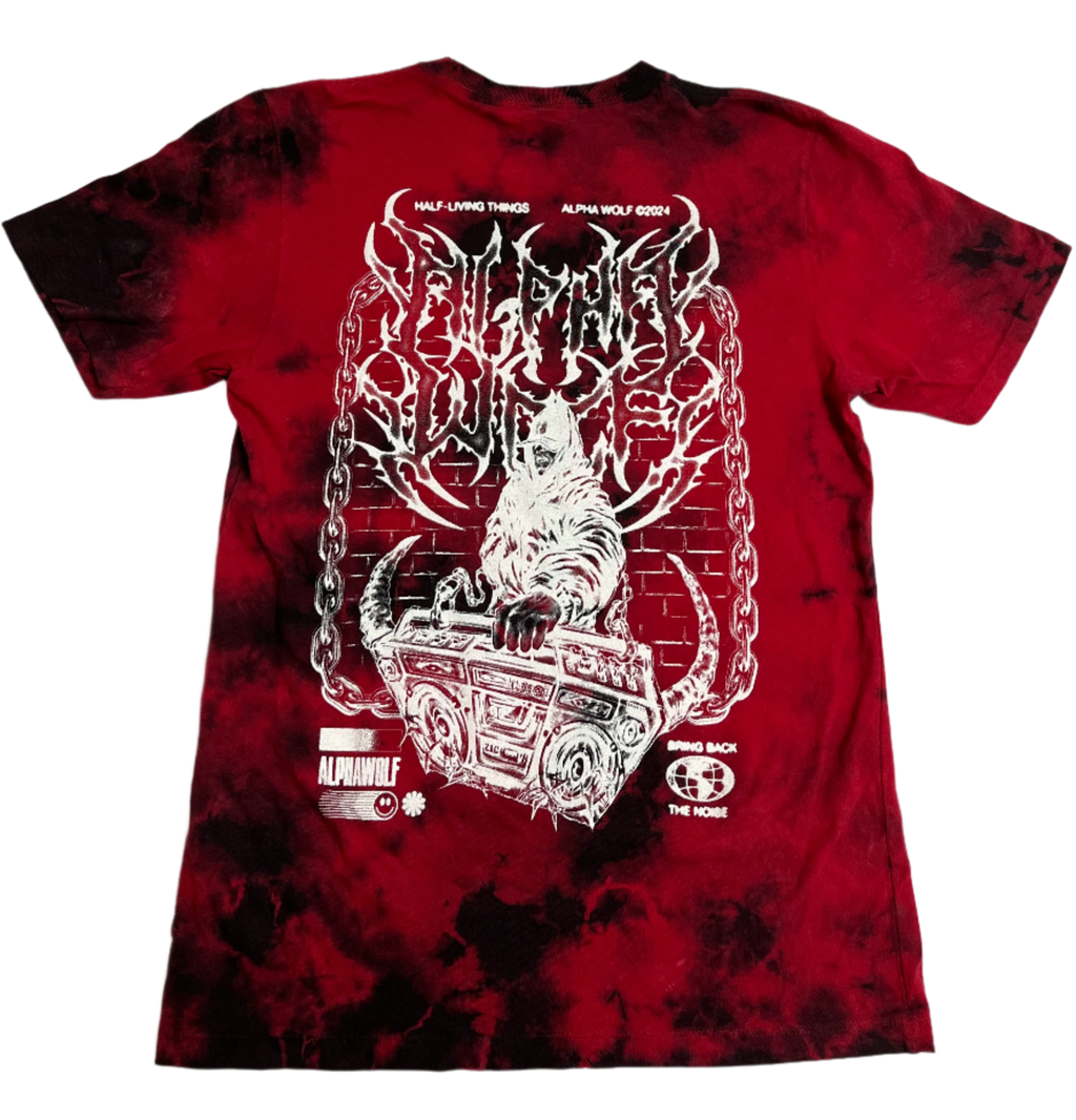 Alpha Wolf - Custom Dye T-Shirt Hoodie, Sweatshirt | CoreVibeTees.com (Image 2)
