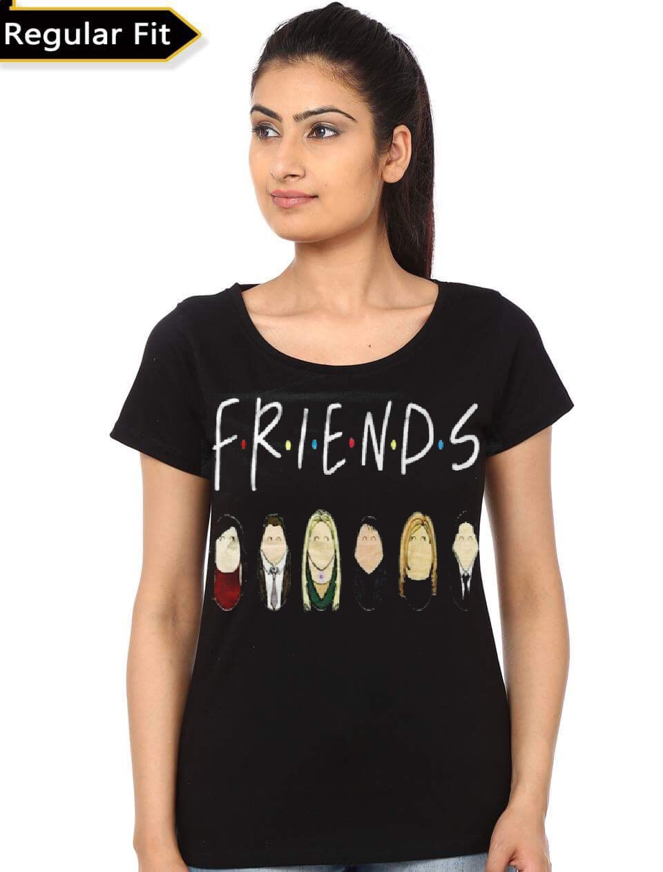 Friends Girls Black T-Shirt Style004 Hoodie, Sweatshirt | CoreVibeTees.com