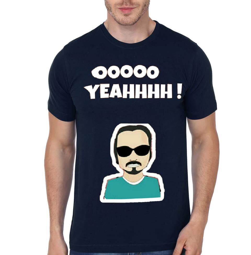 Yeah Navy Blue Tee Hoodie, Sweatshirt | CoreVibeTees.com