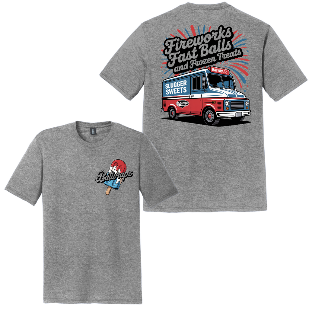 BatWrapz Baseball Summer Treats Youth T-Shirt - Grey Hoodie, Sweatshirt | CoreVibeTees.com