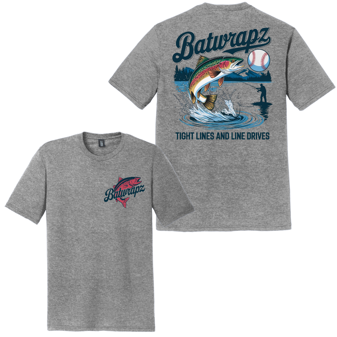 BatWrapz Baseball Tight Lines & Line Drives Youth T-Shirt - Grey Hoodie, Sweatshirt | CoreVibeTees.com