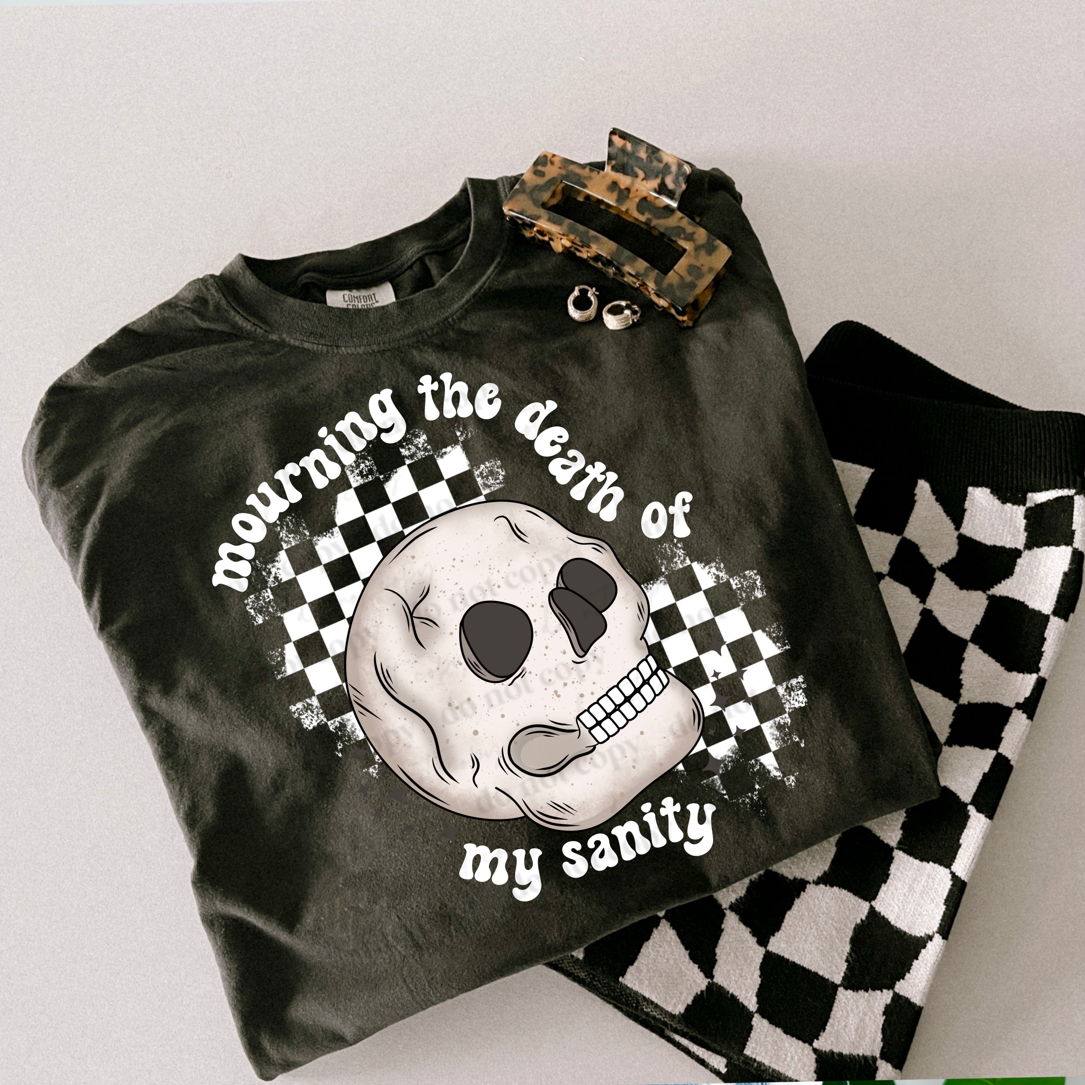 MORNING MY SANITY TEE Hoodie, Sweatshirt | CoreVibeTees.com (Image 1)