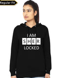 I Am Sherlocked Girlâ€™s Black Hoodie T-Shirts, Sweatshirt | CoreVibeTees.com