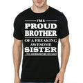 I Am Proud Brother Of Freaking Awesome Sister Yes She Bought Me This T-Shirt Hoodie, Sweatshirt | CoreVibeTees.com