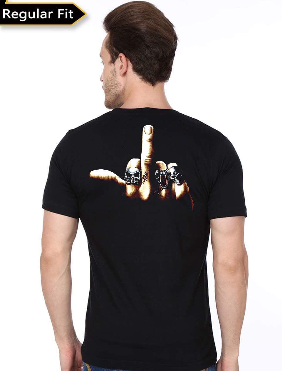Middle Finger Black T-Shirt Style001 Hoodie, Sweatshirt | CoreVibeTees.com