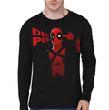Deadpool Black Full Sleeve T-Shirt Style001 Hoodie, Sweatshirt | CoreVibeTees.com