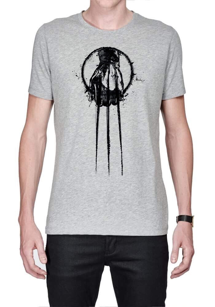 Hand Of Wolverine Grey T-Shirt Hoodie, Sweatshirt | CoreVibeTees.com