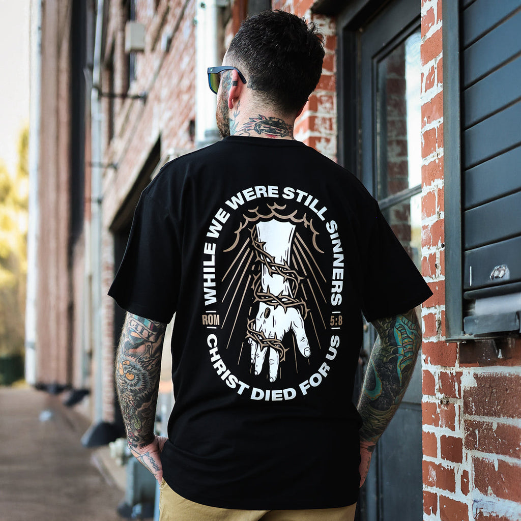 Christ Died For Us T-shirt Hoodie, Sweatshirt | CoreVibeTees.com (Image 2)