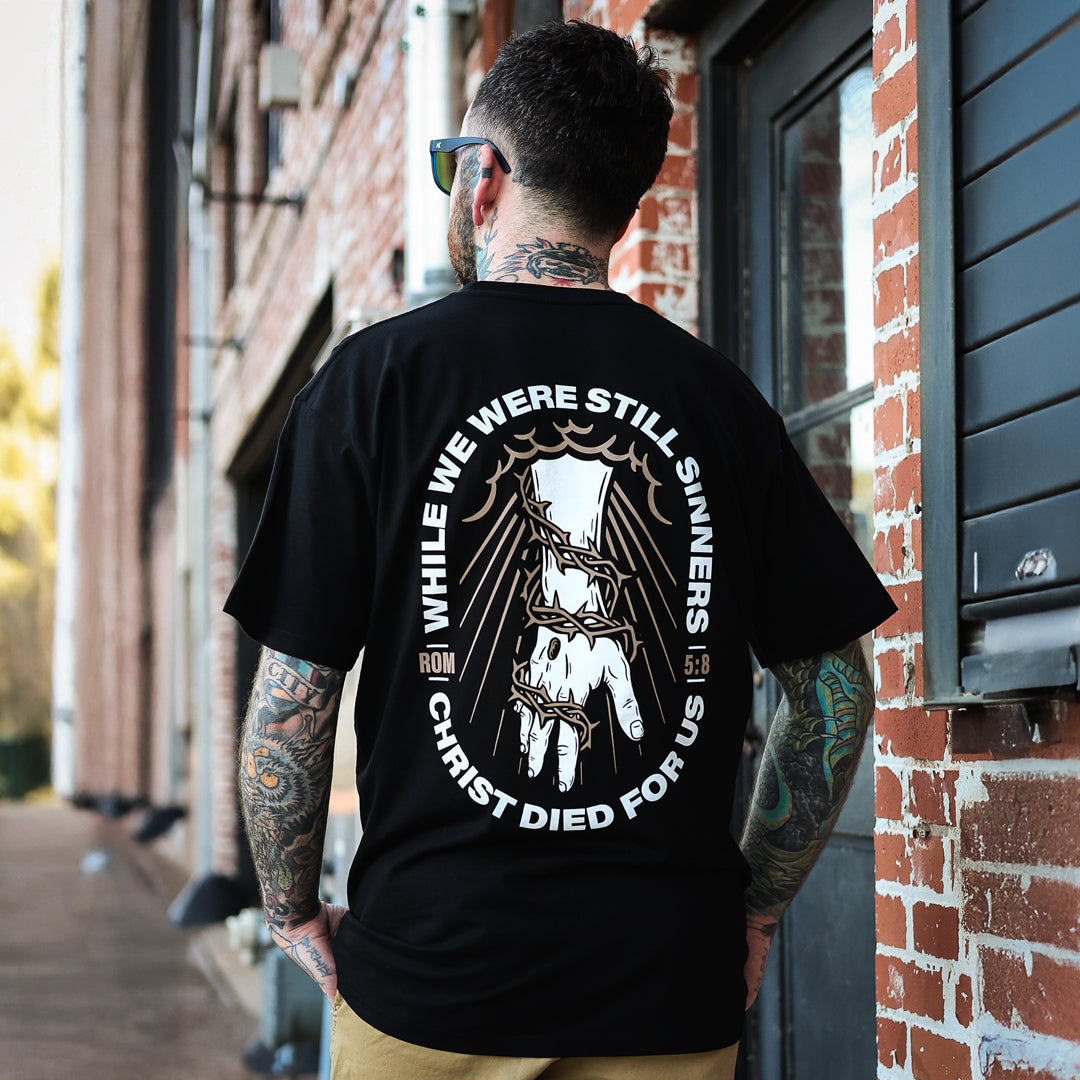 Christ Died For Us T-shirt Hoodie, Sweatshirt | CoreVibeTees.com (Image 2)