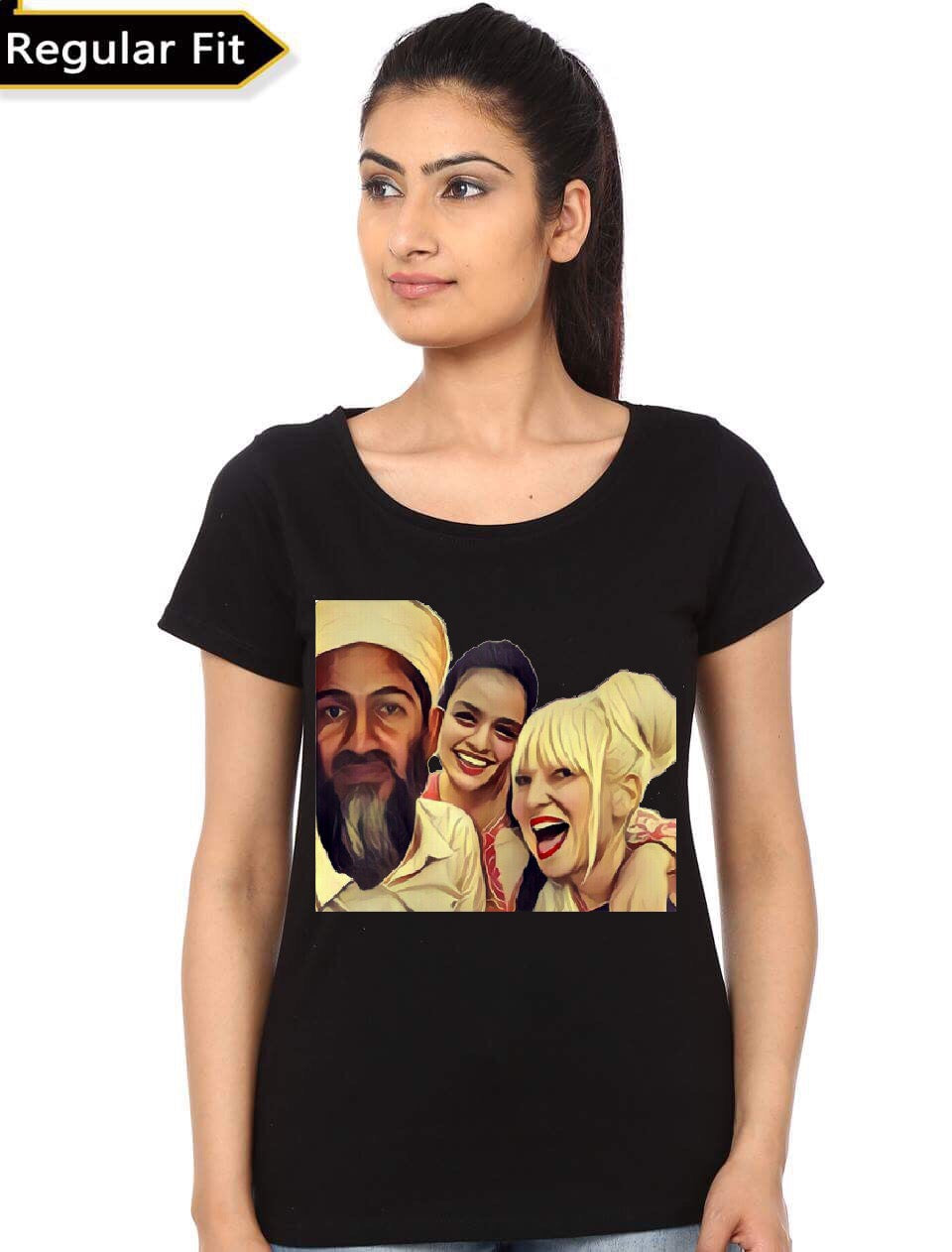 Bin Laden Custom Black Tee Hoodie, Sweatshirt | CoreVibeTees.com