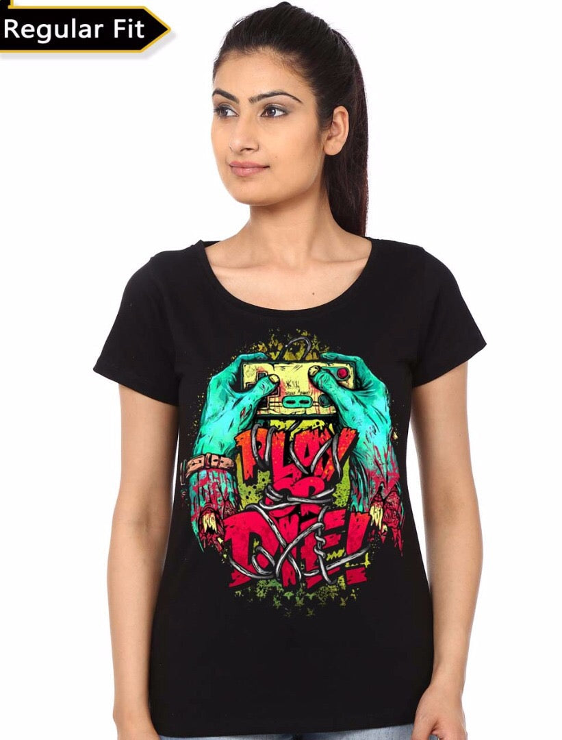Zombie Gamer Girlâ€™s Black T-Shirt Hoodie, Sweatshirt | CoreVibeTees.com