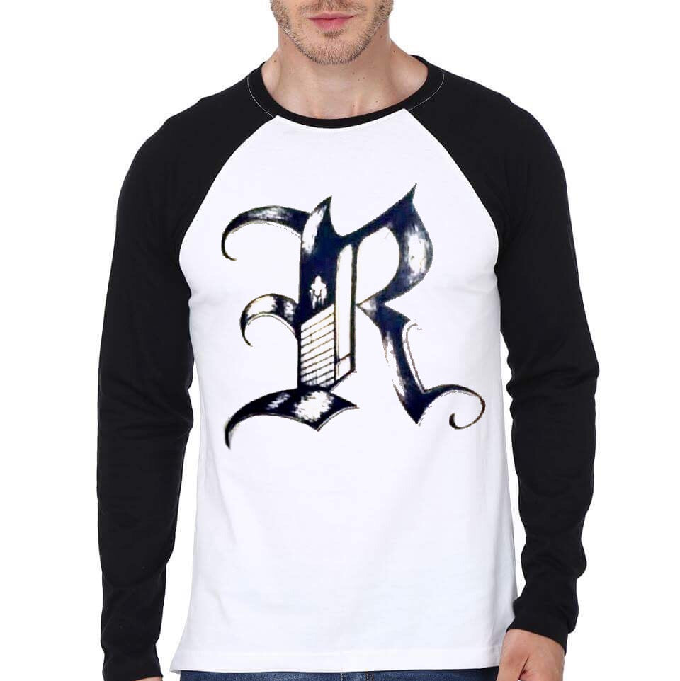 R Raglan T-Shirt Hoodie, Sweatshirt | CoreVibeTees.com