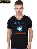 ADM Black V-Neck T-Shirt Hoodie, Sweatshirt | CoreVibeTees.com