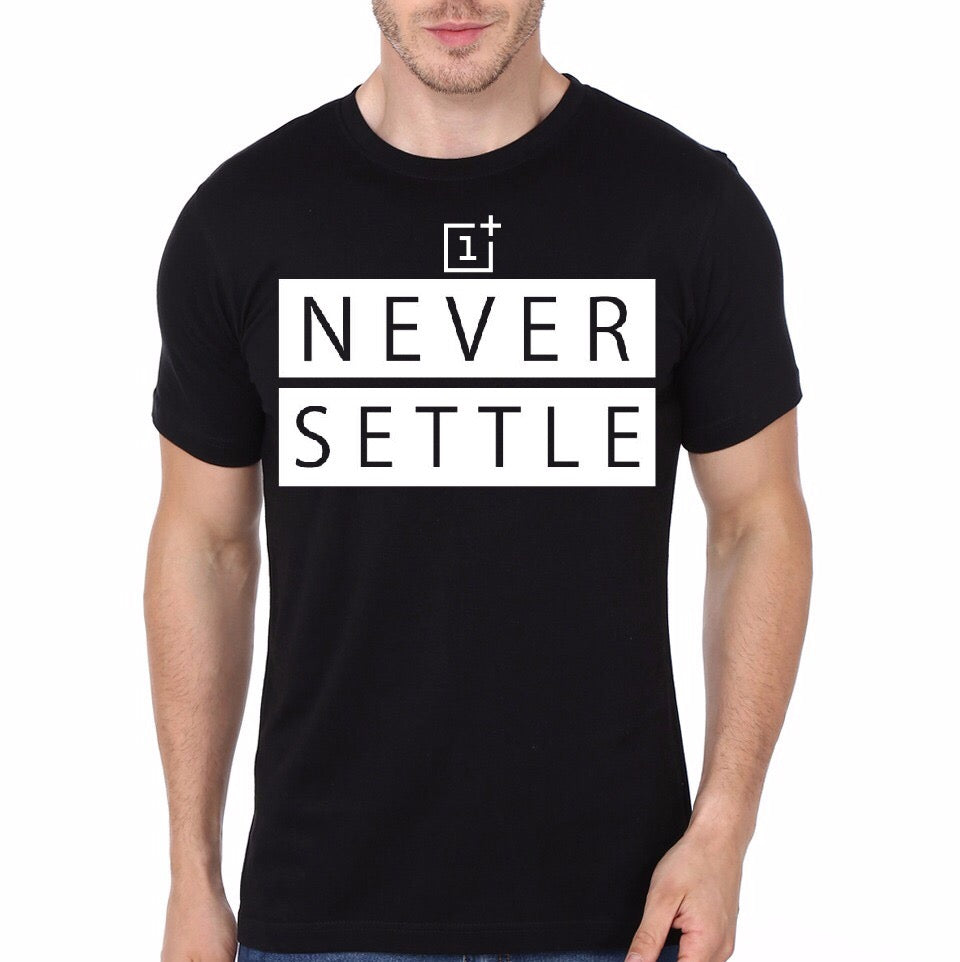 Never Settle Black Tee Hoodie, Sweatshirt | CoreVibeTees.com