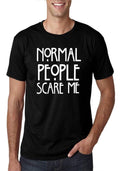 Normal People Scare Me Black T-Shirt Hoodie, Sweatshirt | CoreVibeTees.com