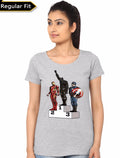 Civil War Girlâ€™s Grey T-Shirt Hoodie, Sweatshirt | CoreVibeTees.com