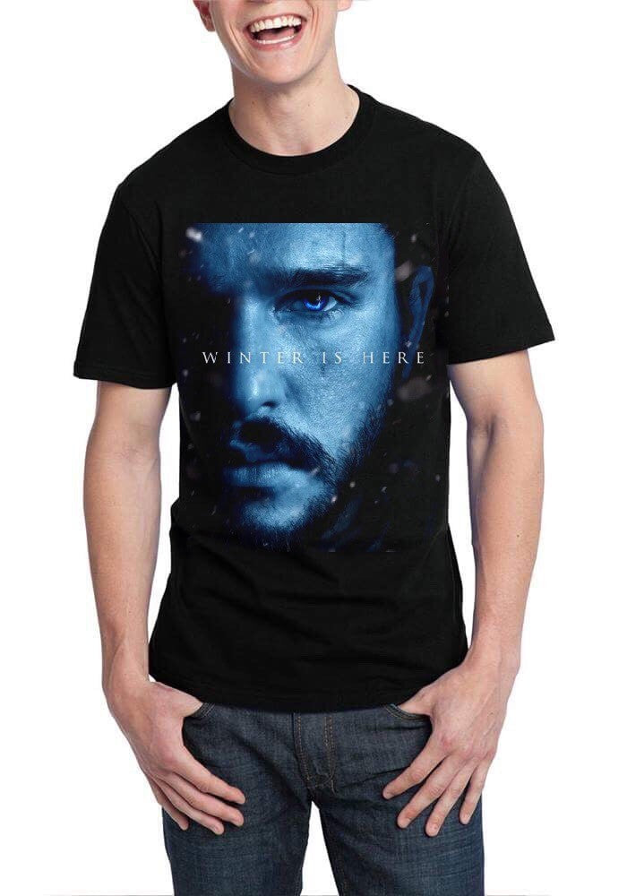 Winter Is Here Black T-Shirt Style001 Hoodie, Sweatshirt | CoreVibeTees.com