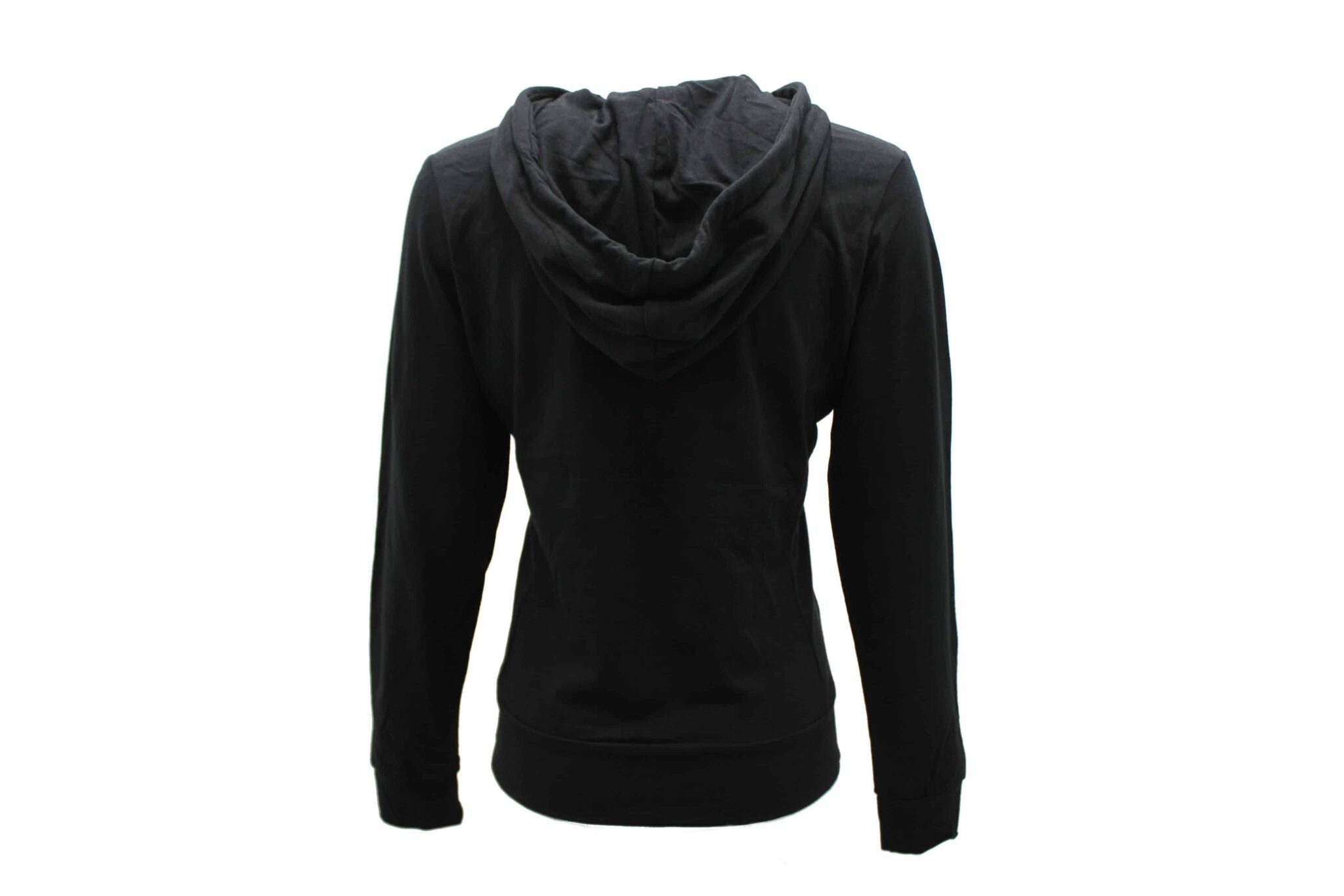Women's Black Full Zip Hoodie T-Shirts, Sweatshirt | CoreVibeTees.com (Image 2)