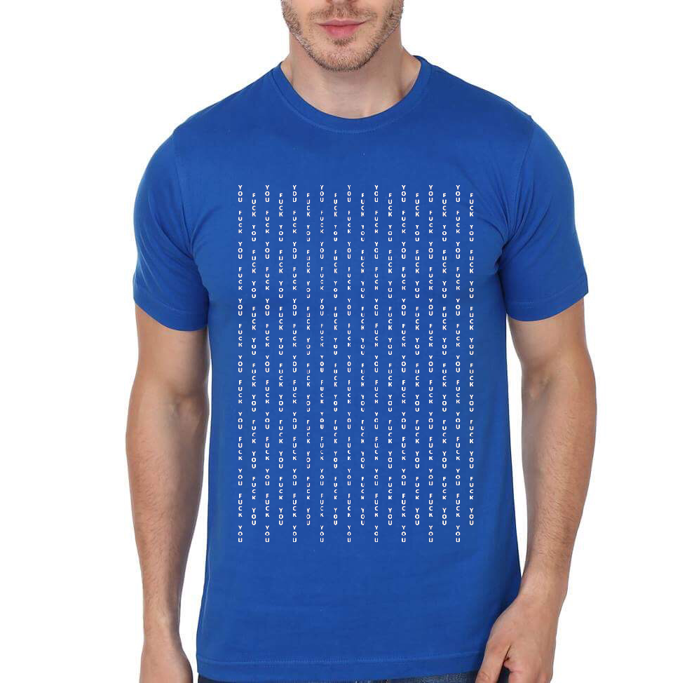 Fuck You Royal Blue T-Shirt Hoodie, Sweatshirt | CoreVibeTees.com