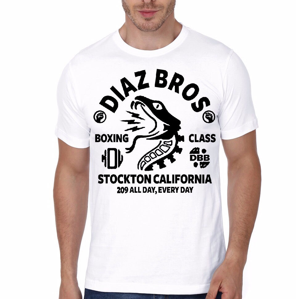 Diaz Brothers Boxing Class White T-Shirt Hoodie, Sweatshirt | CoreVibeTees.com