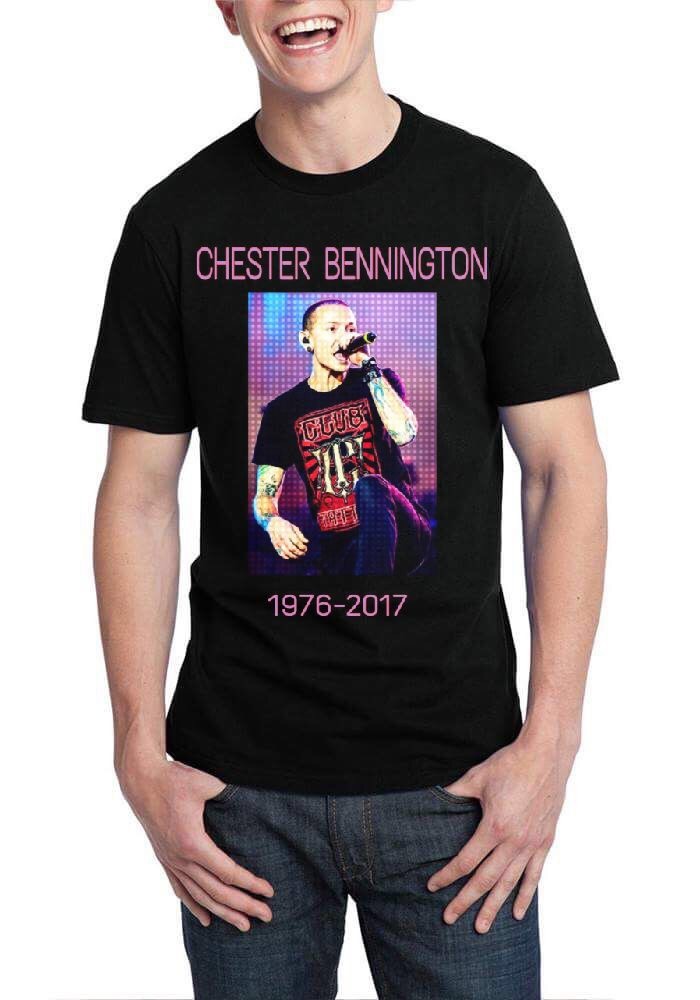 RIP Chester Bennington Link Park Black T-Shirt Hoodie, Sweatshirt | CoreVibeTees.com