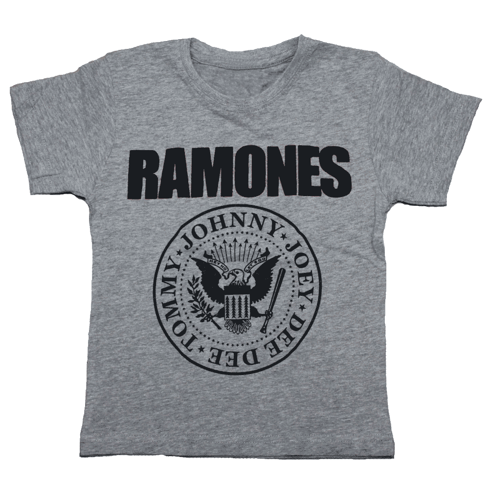 Ramones Kids Charcoal T-Shirt Hoodie, Sweatshirt | CoreVibeTees.com (Image 1)