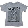 Joy Division Unknown Pleasures Kids Charcoal T-Shirt Hoodie, Sweatshirt | CoreVibeTees.com (Image 1)