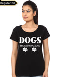 Dogs Becuase People Suck Black Girlâ€™s T-Shirt Hoodie, Sweatshirt | CoreVibeTees.com