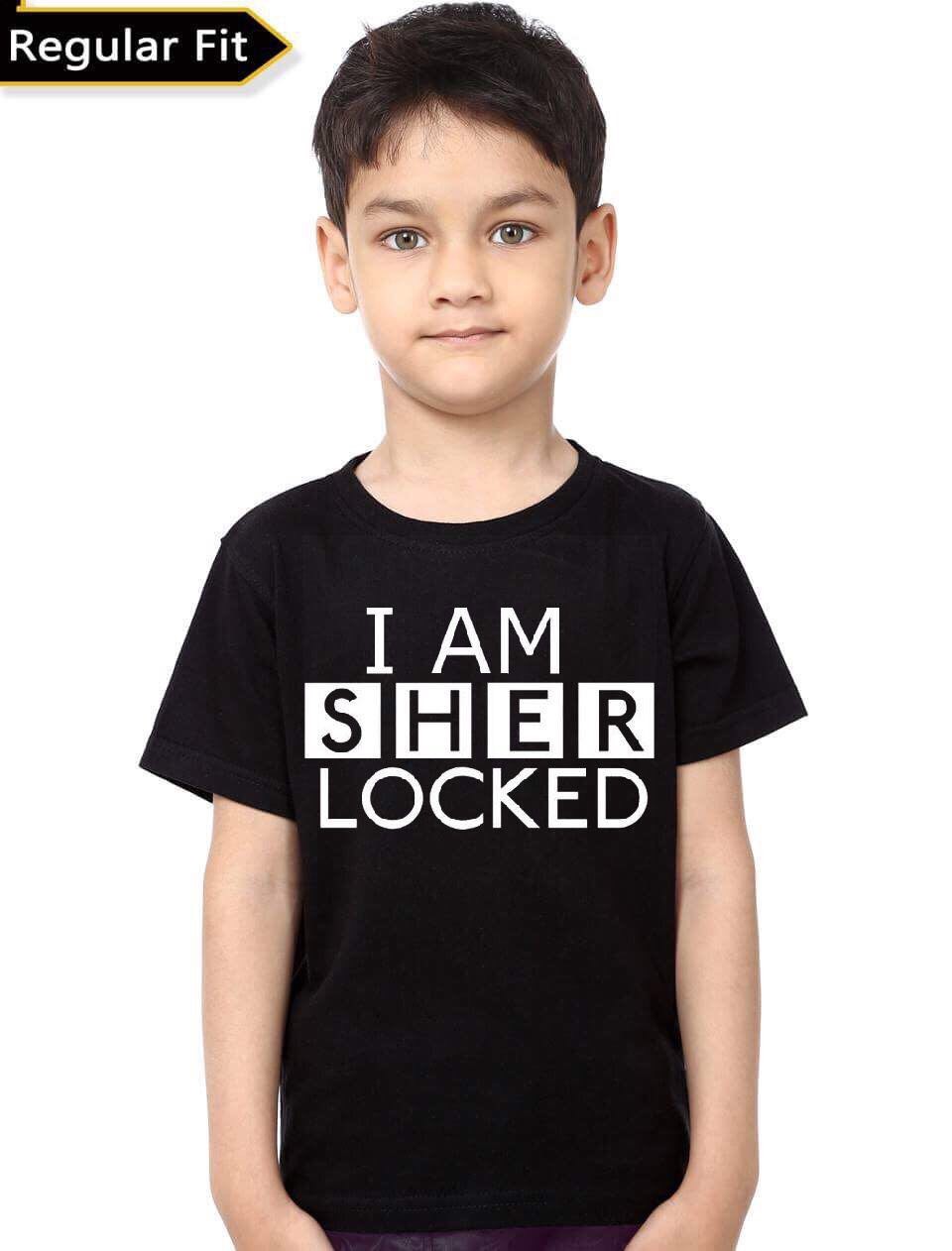 I Am Sherlocked Kids Black Unisex T-Shirt Hoodie, Sweatshirt | CoreVibeTees.com