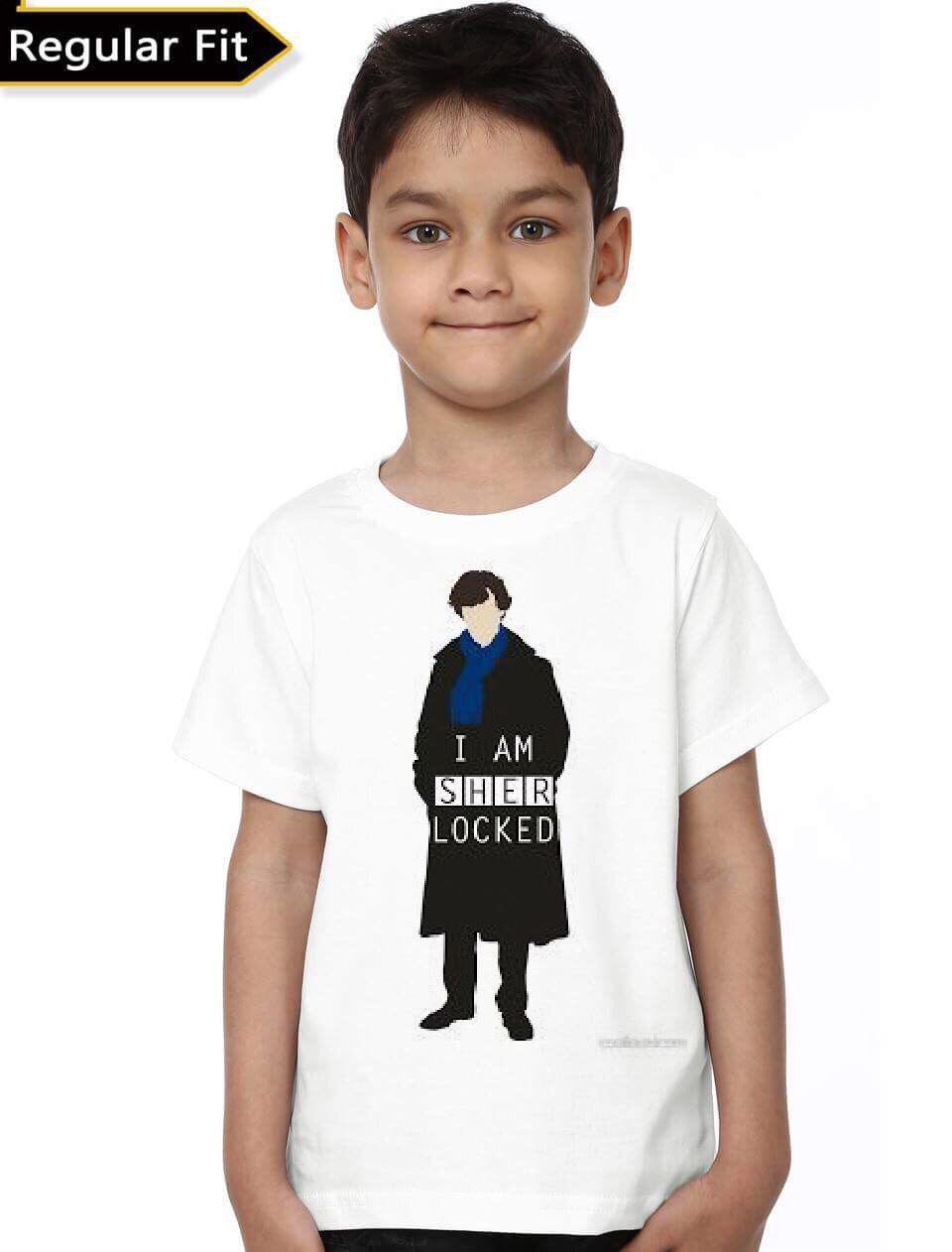 Sherlock Holmes Kidâ€™s White Unisex T-Shirt Hoodie, Sweatshirt | CoreVibeTees.com