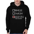 Single Taken Waiting For A Blonde With 3 Dragons Black Hoodie T-Shirts, Sweatshirt | CoreVibeTees.com