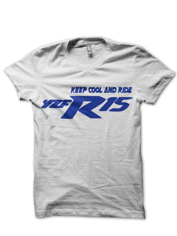 Yamaha R15 Custom White T-Shirt Hoodie, Sweatshirt | CoreVibeTees.com