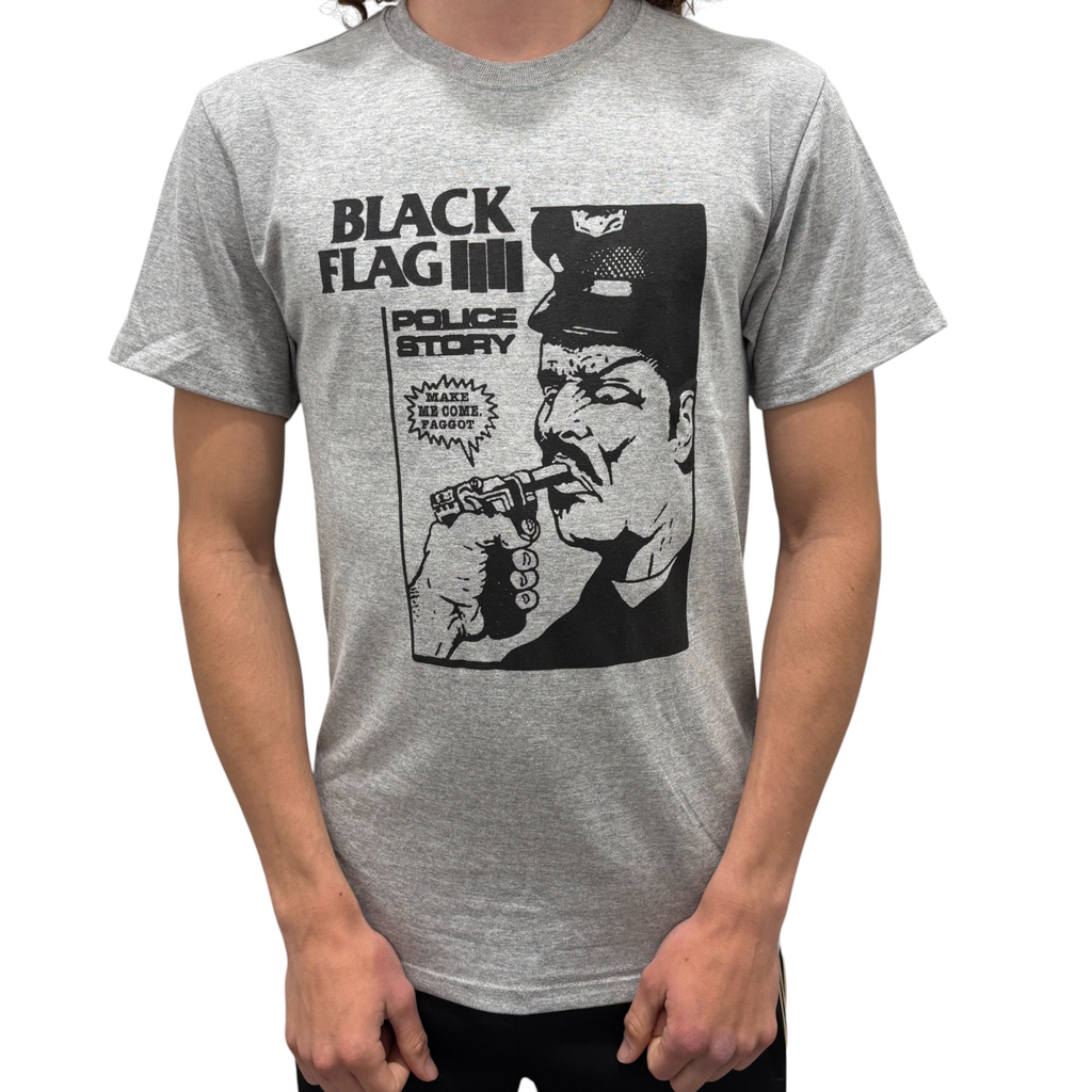 Black Flag Police Story T-Shirt Hoodie, Sweatshirt | CoreVibeTees.com (Image 2)