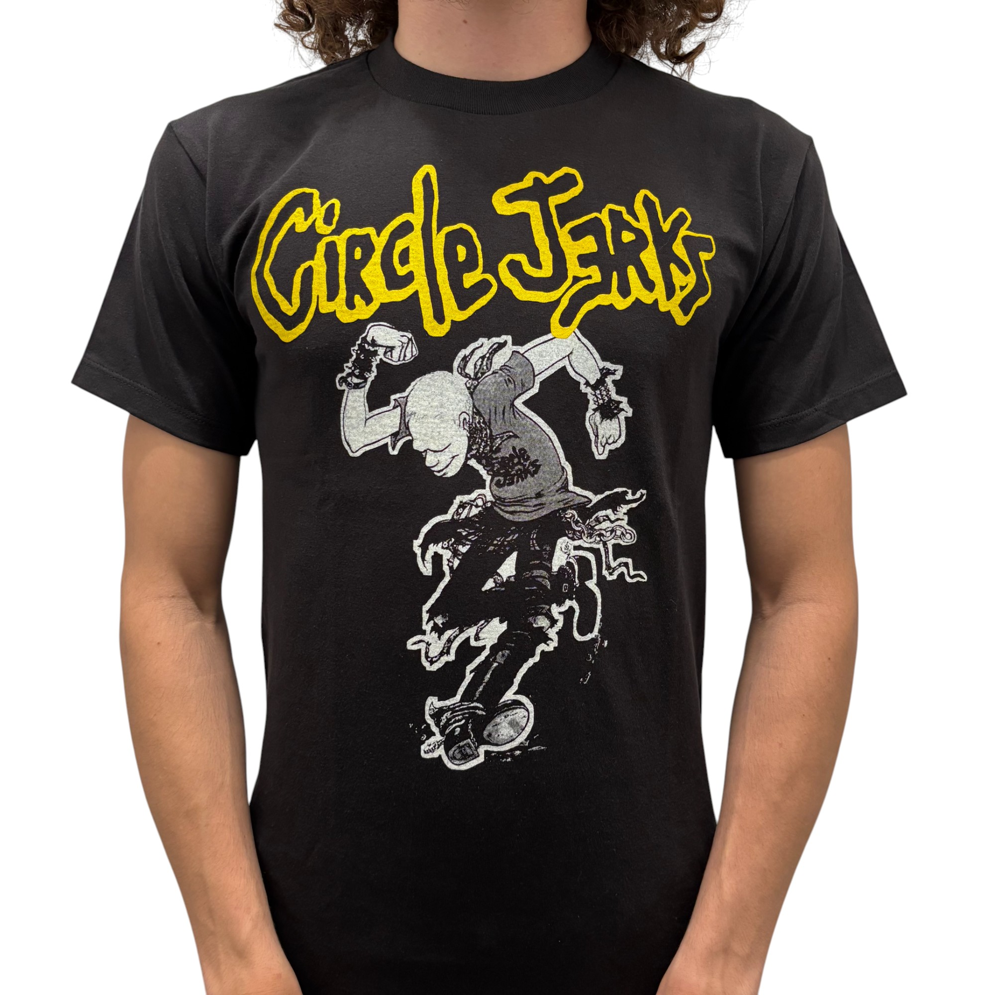 Circle Jerks Blk/White Skank Man T-Shirt Hoodie, Sweatshirt | CoreVibeTees.com (Image 2)