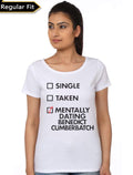 Mentally Dating Benedict Cumberbatch White T-Shirt Hoodie, Sweatshirt | CoreVibeTees.com