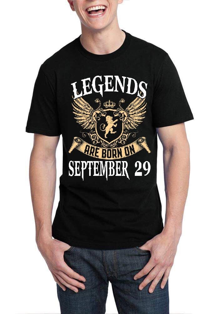 Legends Are Born On September 29 T-Shirt Hoodie, Sweatshirt | CoreVibeTees.com