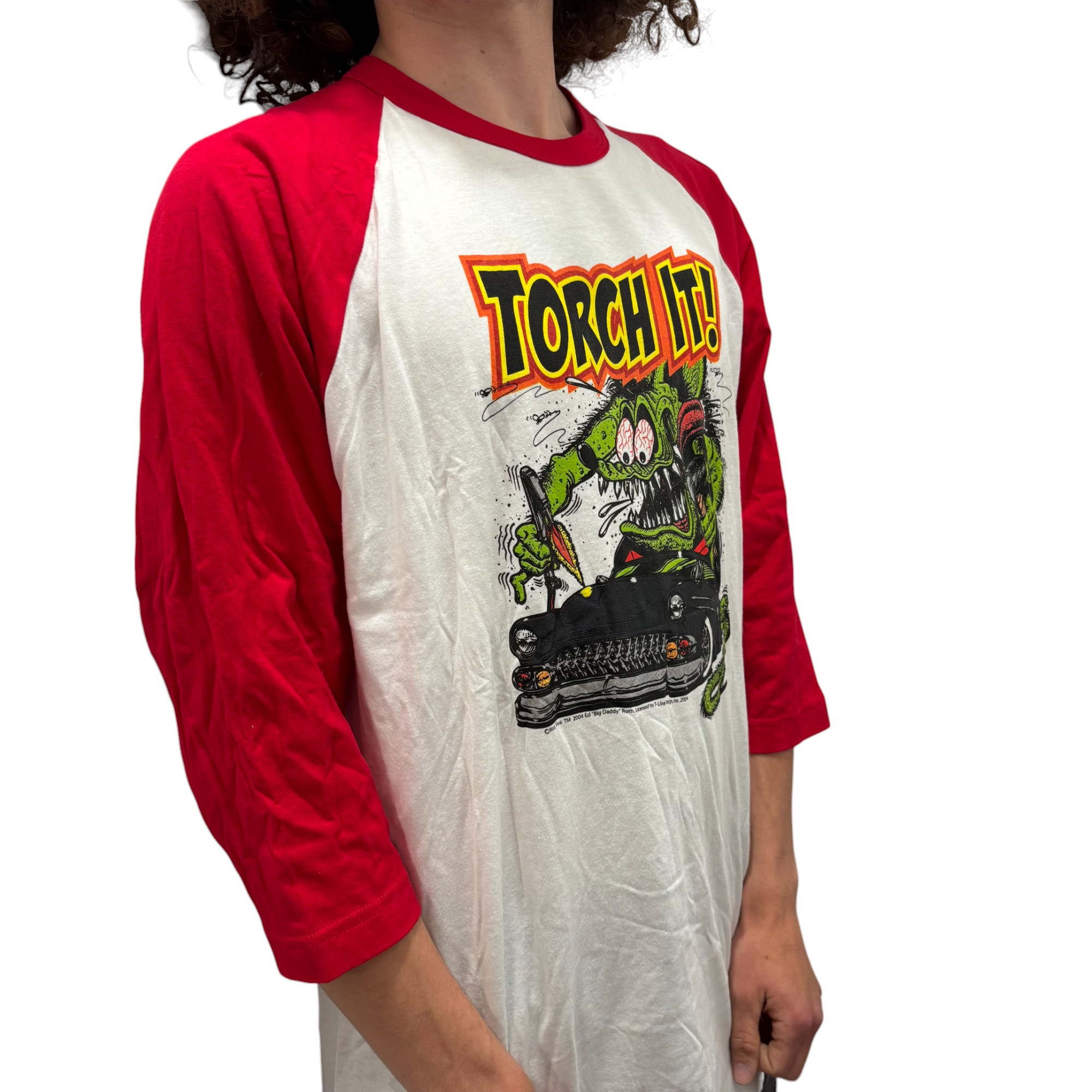 Rat Fink Torch It Red Baseball Tee Hoodie, Sweatshirt | CoreVibeTees.com (Image 2)