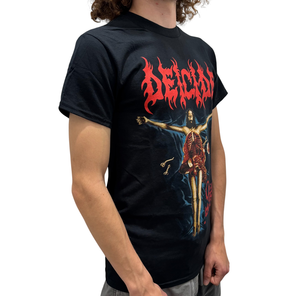 Deicide Once upon the Cross T-Shirt Hoodie, Sweatshirt | CoreVibeTees.com (Image 3)