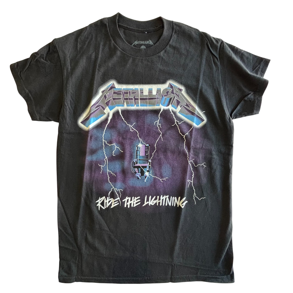 Metallica Ride the Lightning T-Shirt Hoodie, Sweatshirt | CoreVibeTees.com (Image 1)