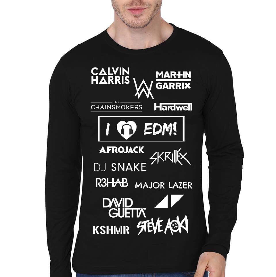 Best DJs Black Full Sleeve T-Shirt Hoodie, Sweatshirt | CoreVibeTees.com