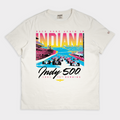 1991 Indy 500 "Back Home Again" Vintage Heavyweight Tee Style001 Hoodie, Sweatshirt | CoreVibeTees.com (Image 1)