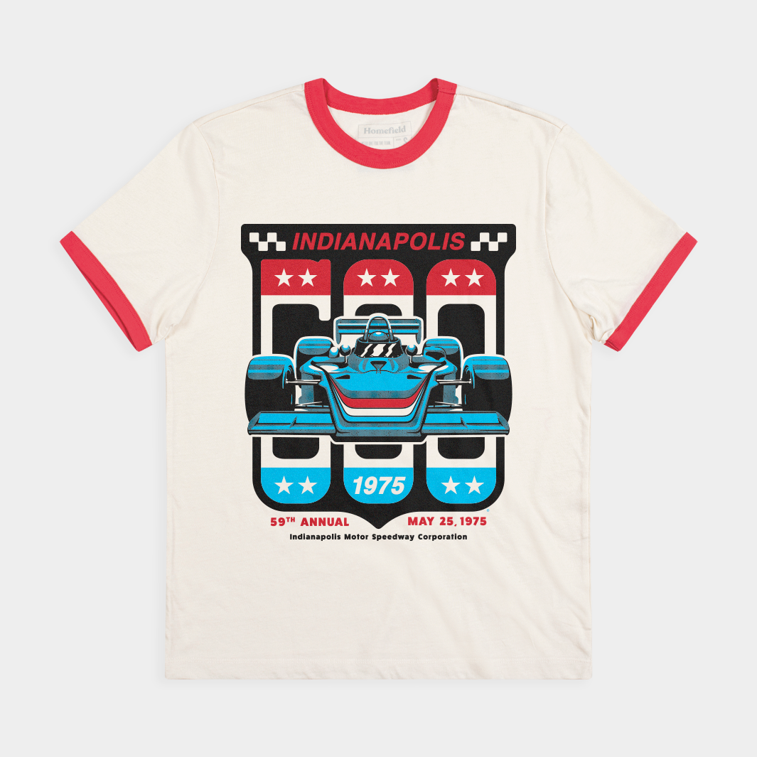 59th Indianapolis 500 1975 Ringer Tee Style001 Hoodie, Sweatshirt | CoreVibeTees.com