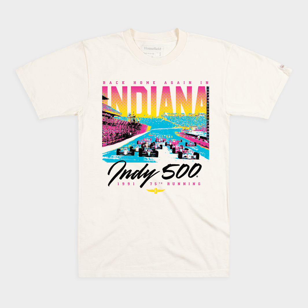 1991 Indianapolis 500 "Back Home Again" Tee Style001 Hoodie, Sweatshirt | CoreVibeTees.com