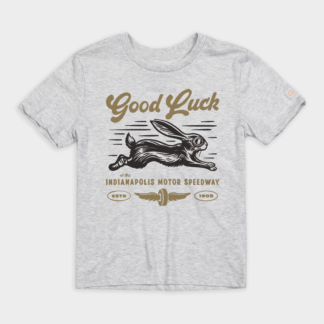 Indianapolis 500 "Good Luck" Rabbit Youth Tee Style001 Hoodie, Sweatshirt | CoreVibeTees.com